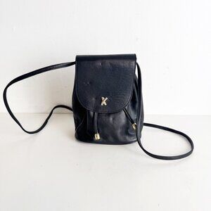 Paloma Picasso mini bucket bag crossbody in Black Leather